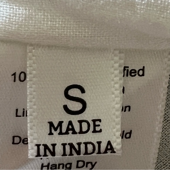 St. Roche Selma Women’s Organic Cotton Black & White 3-Tier Boho Maxi Skirt S… - Picture 12 of 16